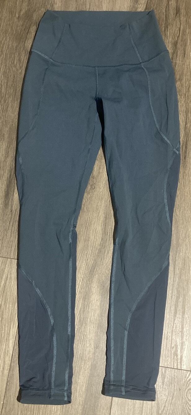 Lululemon Make A Move Tight Inkwell Blue Womens Size 4 Athleisure Workout